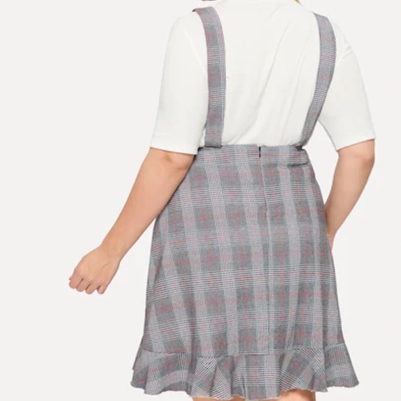 Plaid Pinafore Dress - Picture 2 of 5